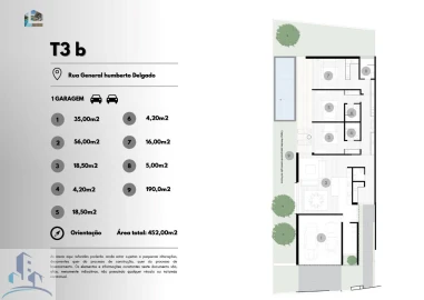 Moradia T3 para Venda em Arcozelo