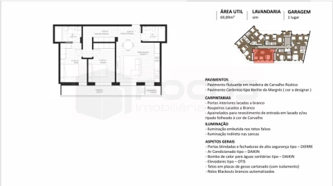 Apartamento T2 para Venda em Esgueira