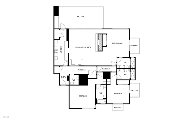 Apartamento T3 para Venda em Quarteira Planta 2
