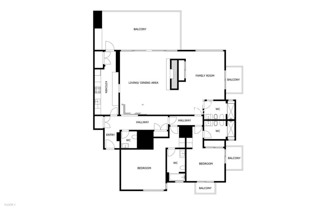 Apartamento T3 para Venda em Quarteira Planta 3