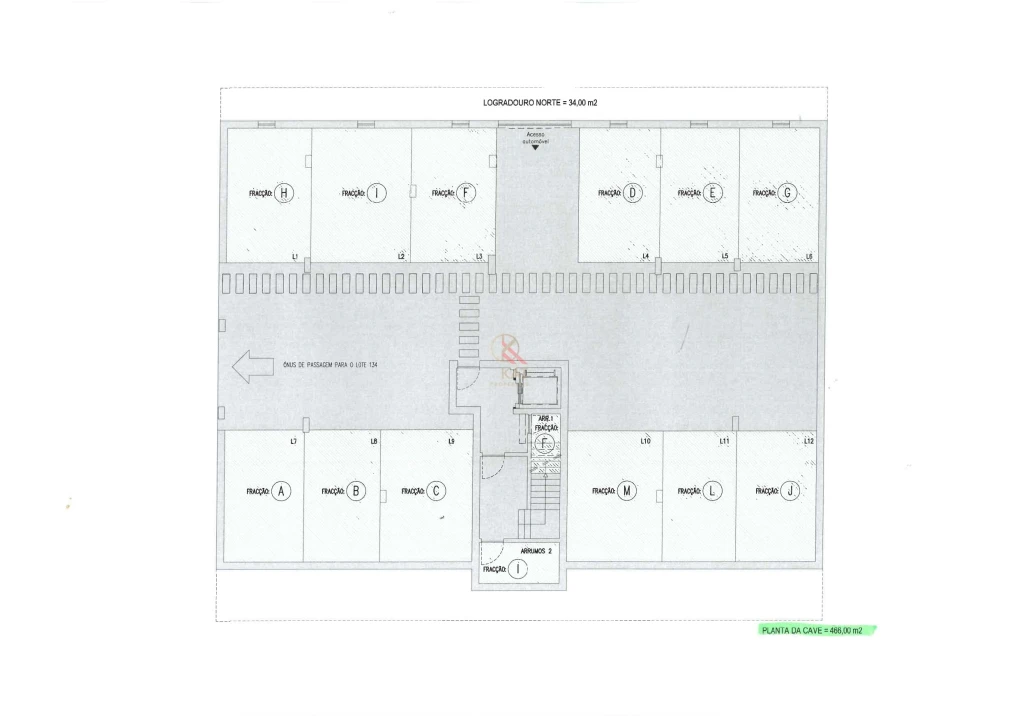 Apartamento T2 para Venda em Lagos (São Sebastião e Santa Maria) Planta 2