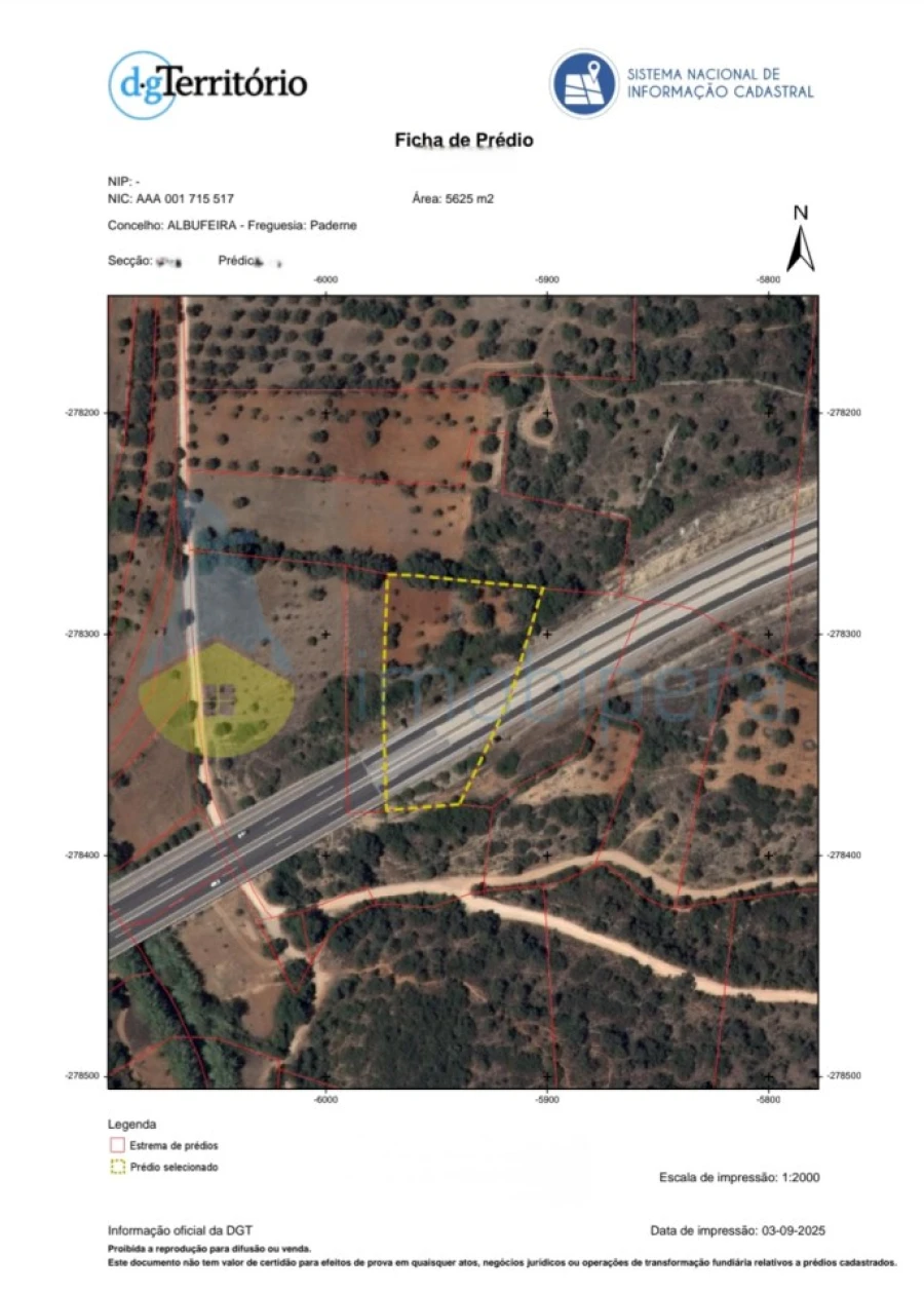 Terreno Agricola ou Rústico para Venda em Paderne Foto 8
