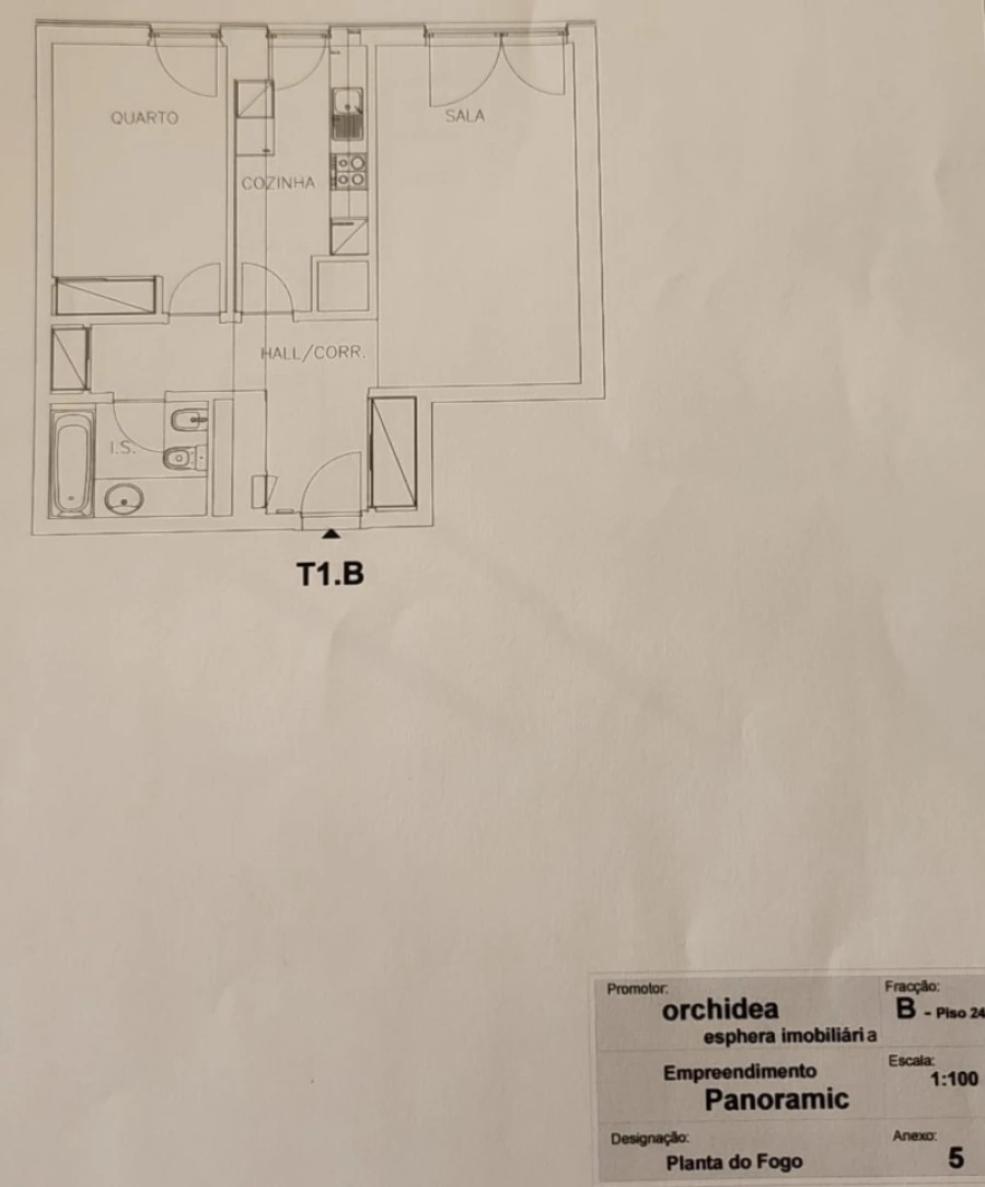 Apartamento T1 para Venda em Parque das Nações Planta 1