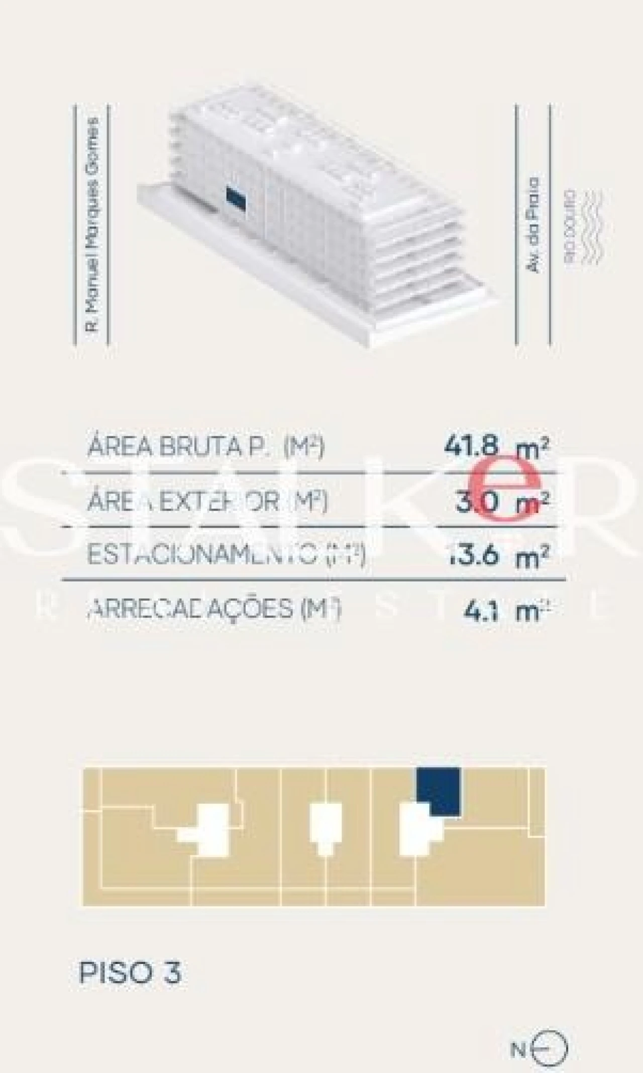Apartamento T1 para Venda em Canidelo Foto 36