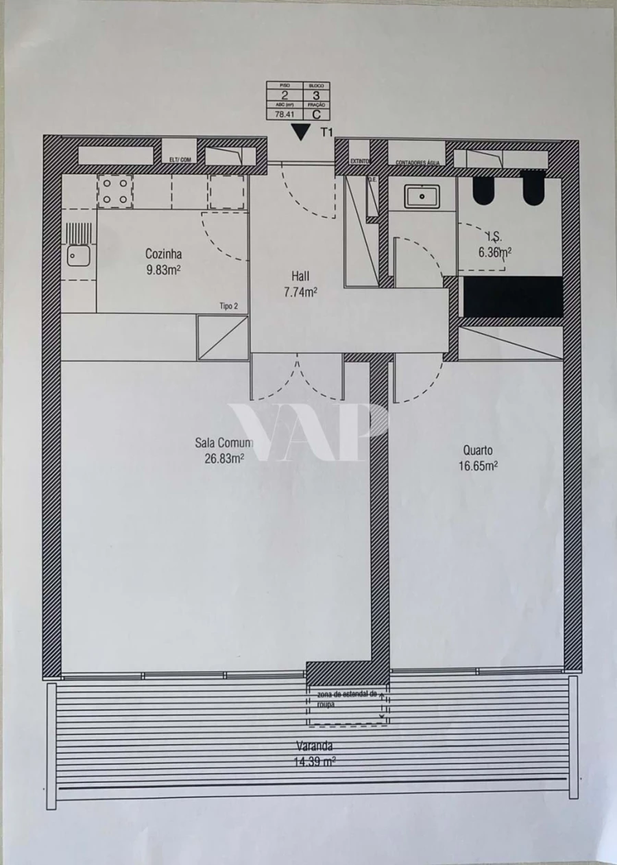 Apartamento T1 para Venda em Quarteira Foto 19