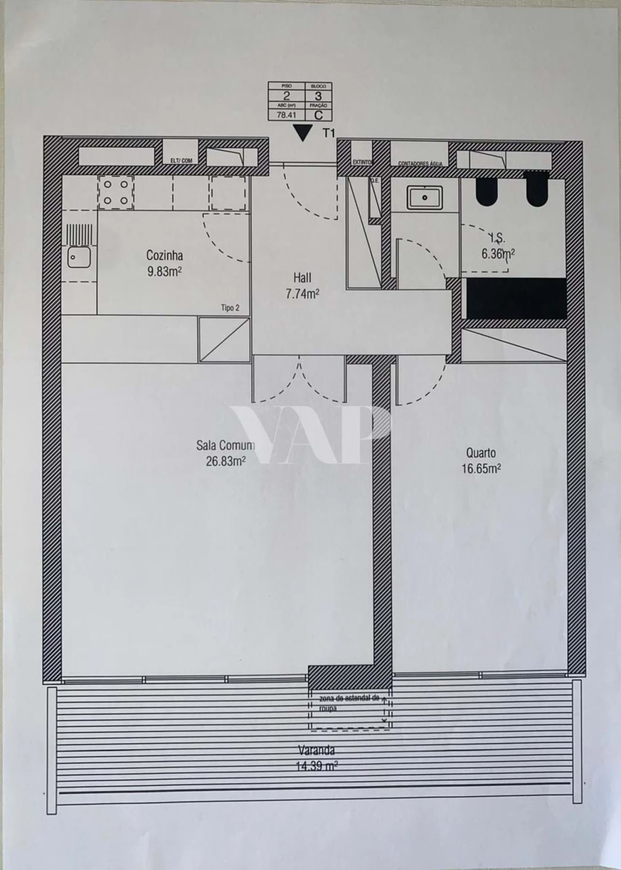 Apartamento T1 para Venda em Quarteira Foto 19