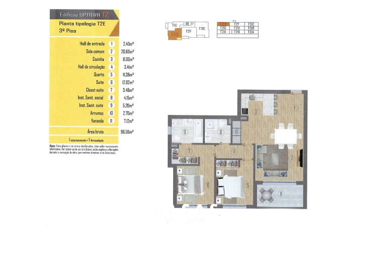 Apartamento T2 para Arrendamento em Santo Antonio Foto 34