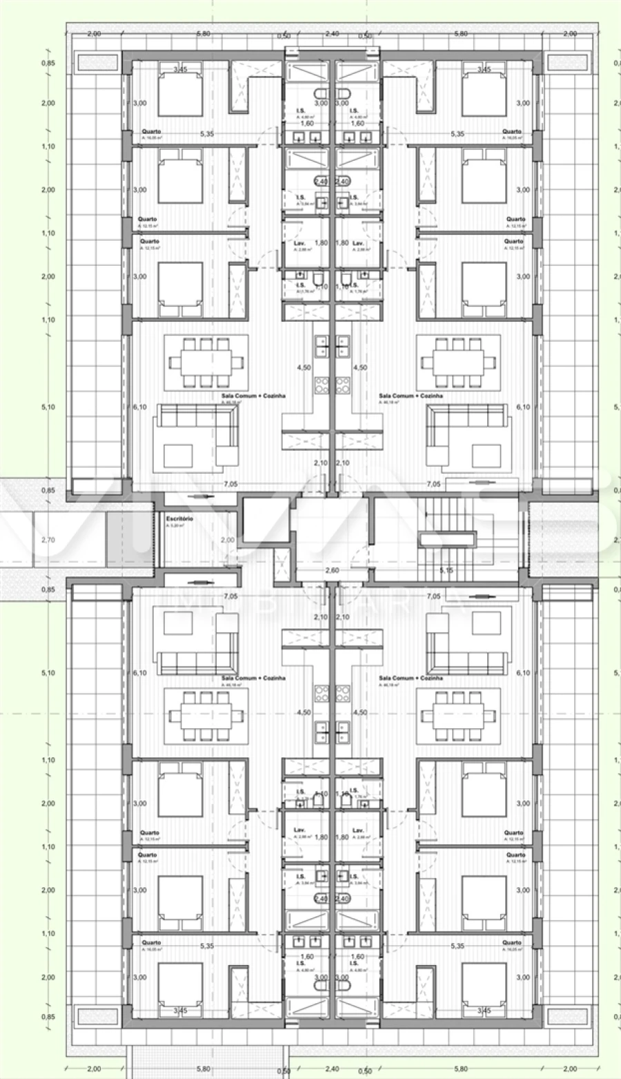 Apartamento T3 para Venda em Lage Foto 21