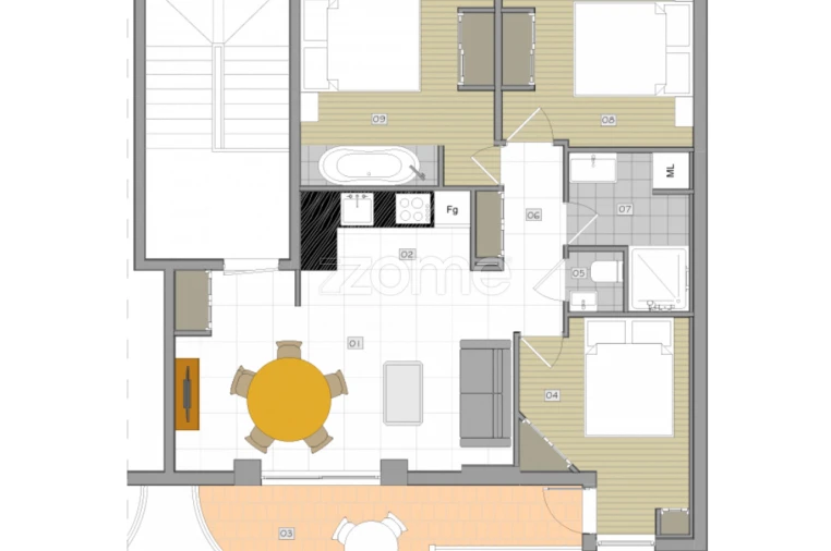 Apartamento T3 para Venda em Quarteira Foto 2