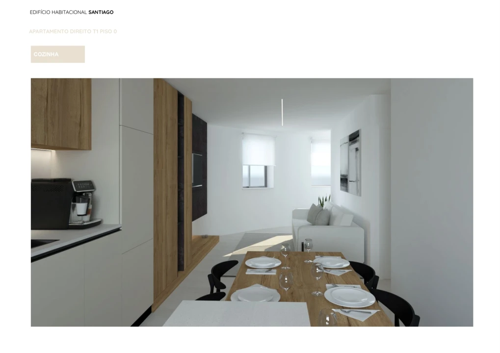 Apartamento T1 para Venda em Viseu Foto 3