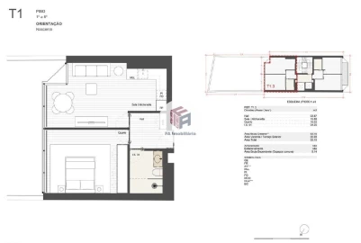 Apartamento T1 para Venda em Matosinhos e Leça da Palmeira
