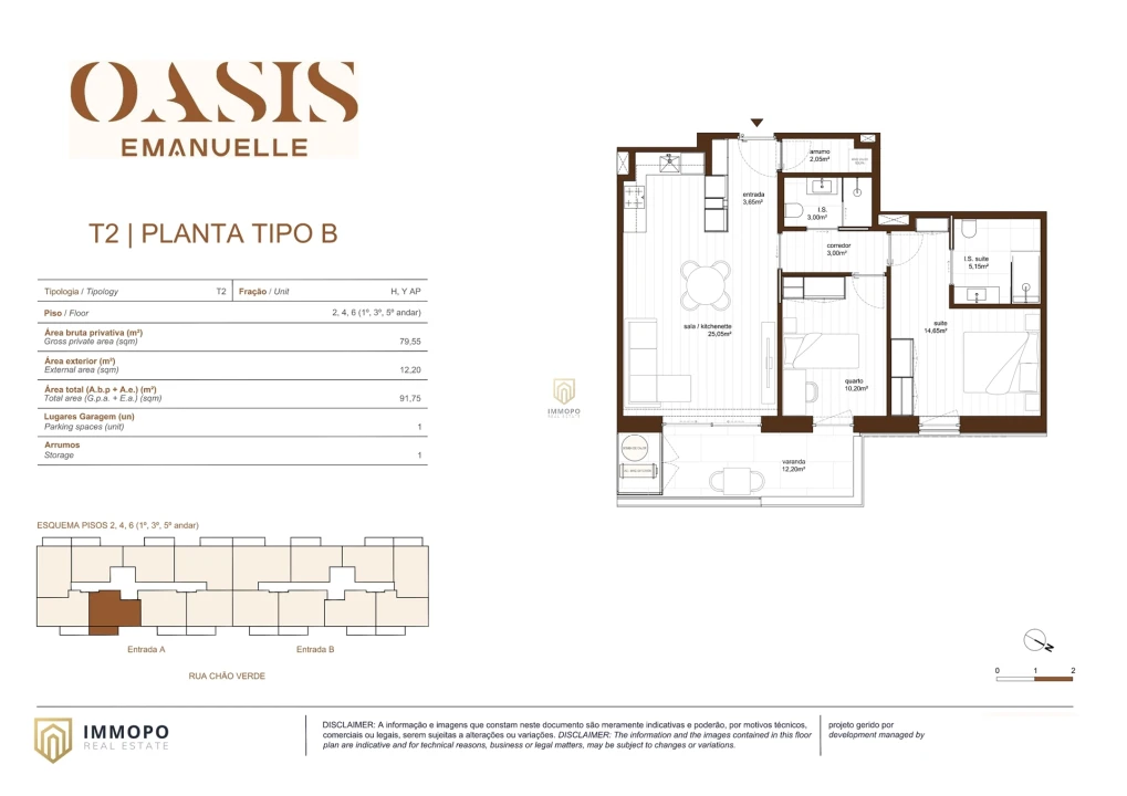 Apartamento T2 para Venda em Rio Tinto Foto 24
