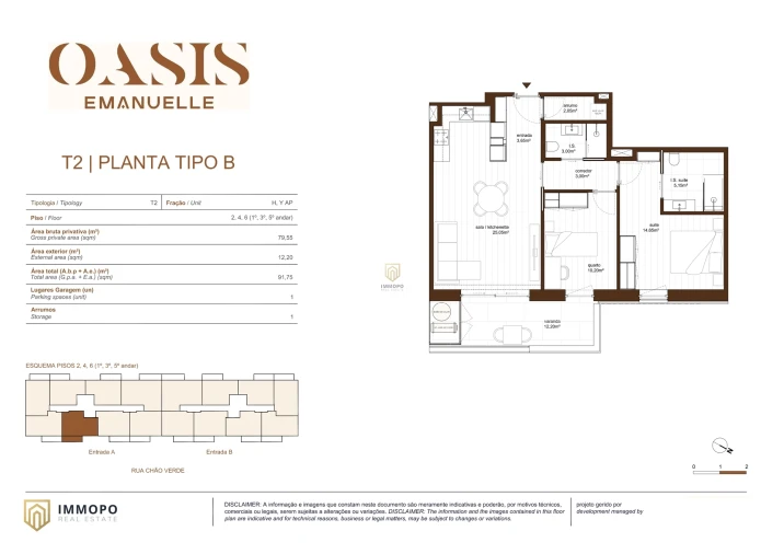 Apartamento T2 para Venda em Rio Tinto Foto 24