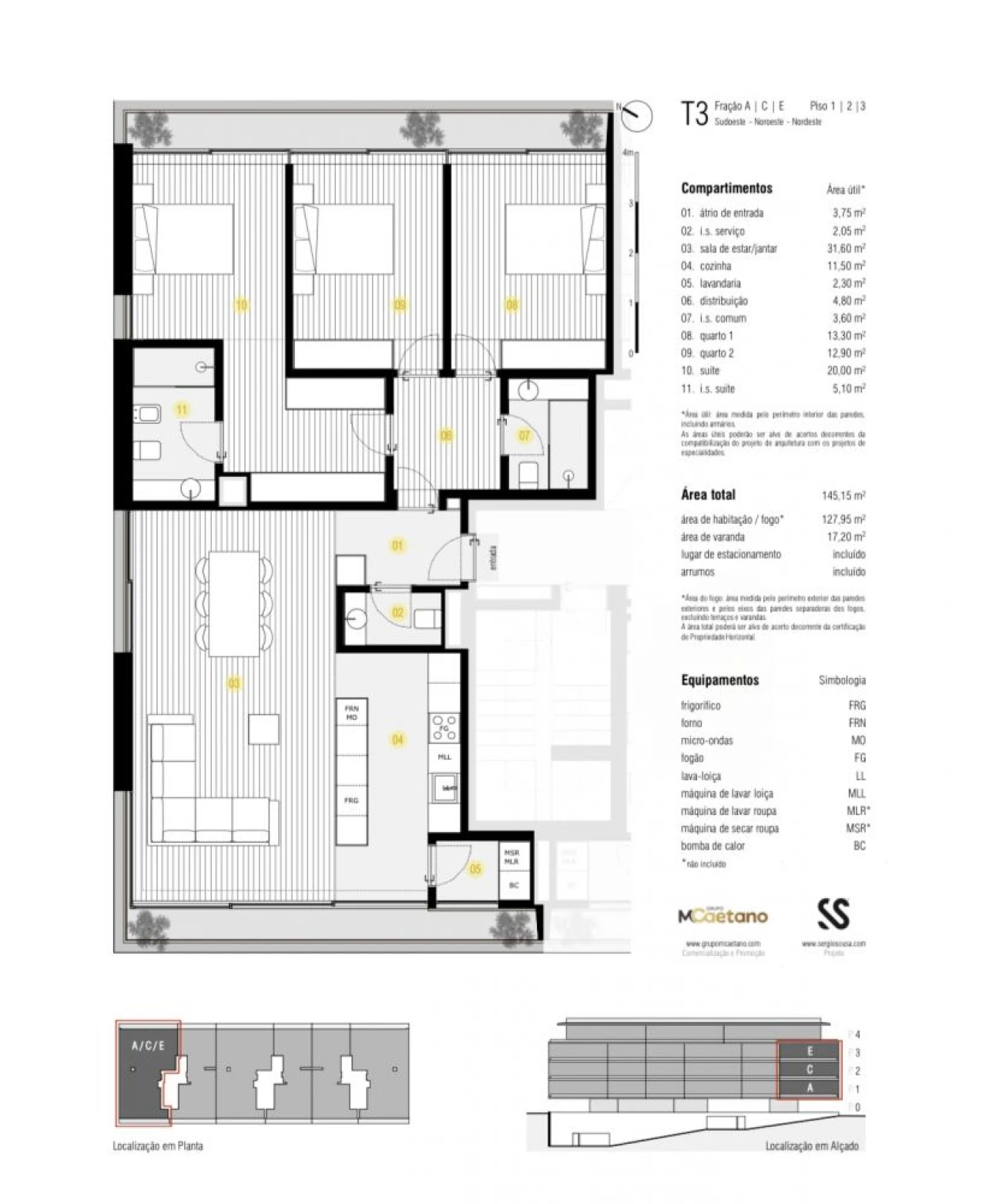 Apartamento T3 para Venda em Canidelo Foto 19
