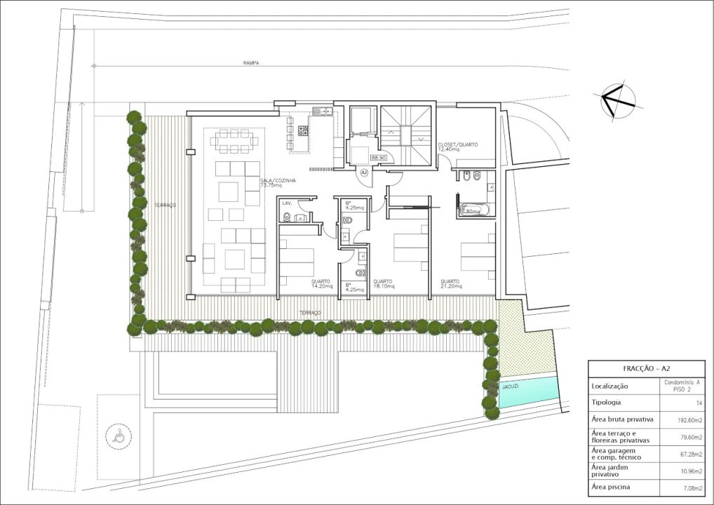 Apartamento T4 para Venda em Cascais e Estoril Planta 3