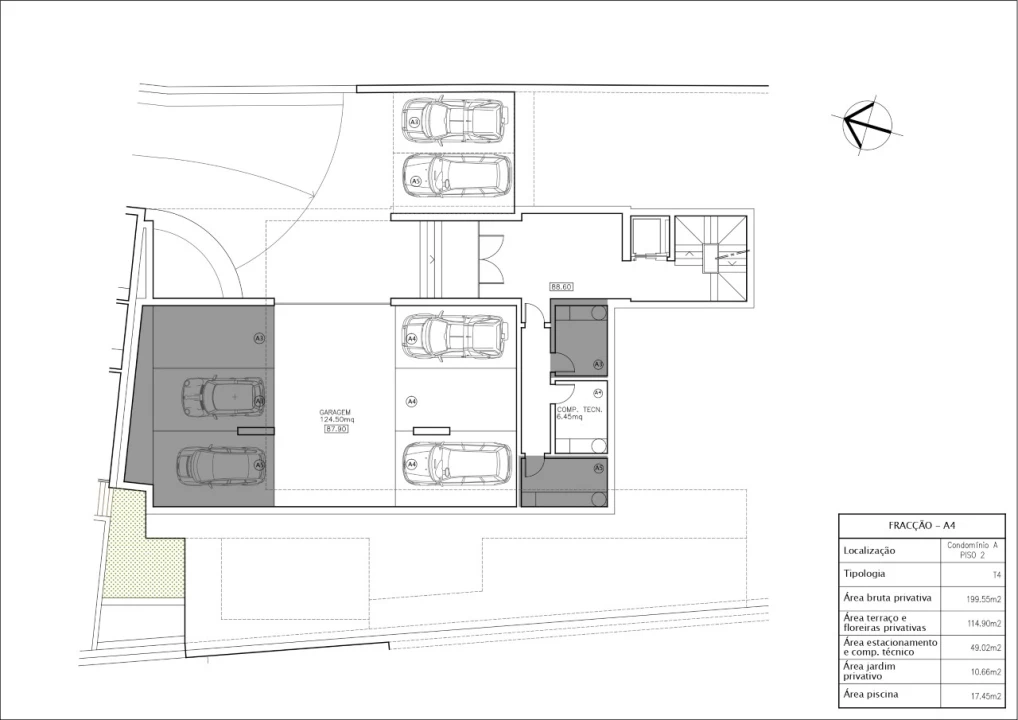Apartamento T4 para Venda em Cascais e Estoril Planta 8