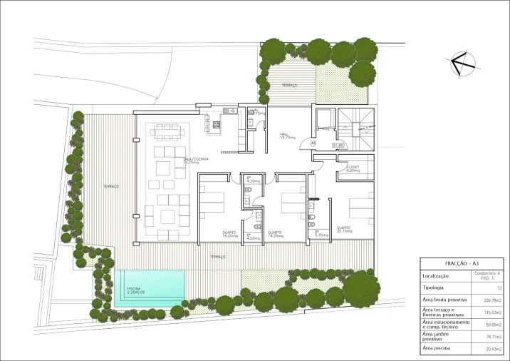 Apartamento T4 para Venda em Cascais e Estoril Planta 5