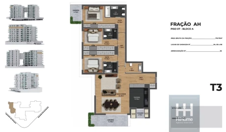 Apartamento T3 para Venda em São Martinho