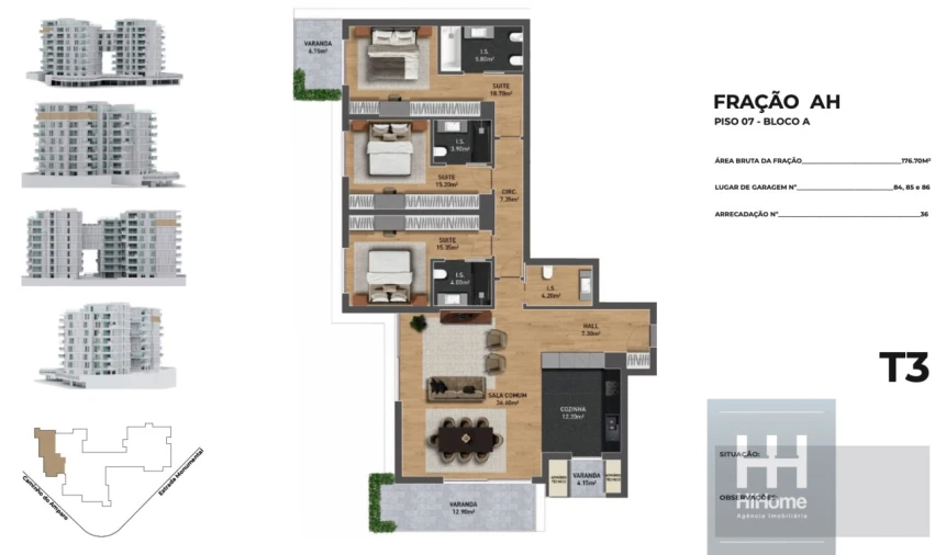 Apartamento T3 para Venda em São Martinho Foto 50