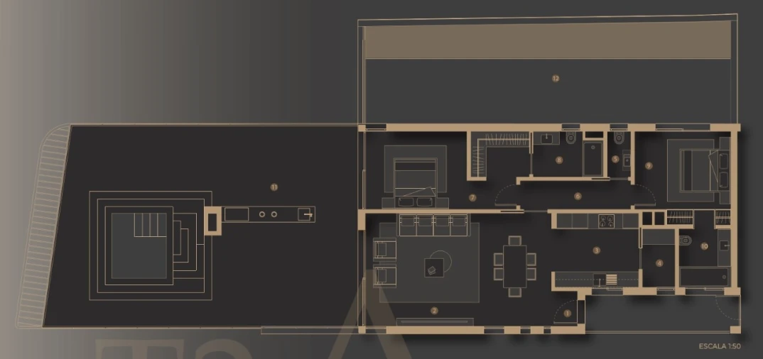 Apartamento T2 para Venda em São Martinho Planta 1