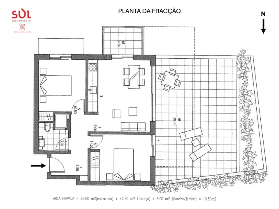 Apartamento T2 para Venda em Portimão Planta 2