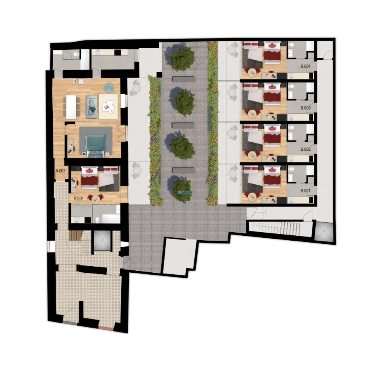 Apartamento T1 para Venda em Funchal (São Pedro) Planta 2