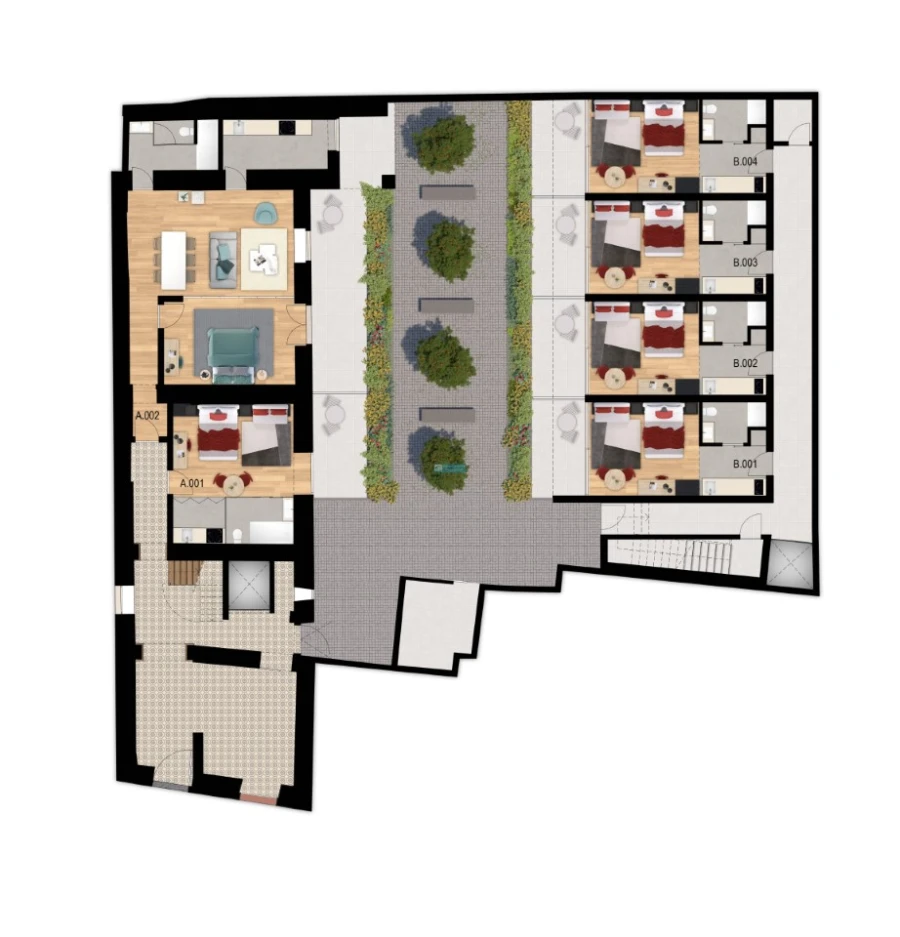 Apartamento T1 para Venda em Funchal (São Pedro) Planta 2