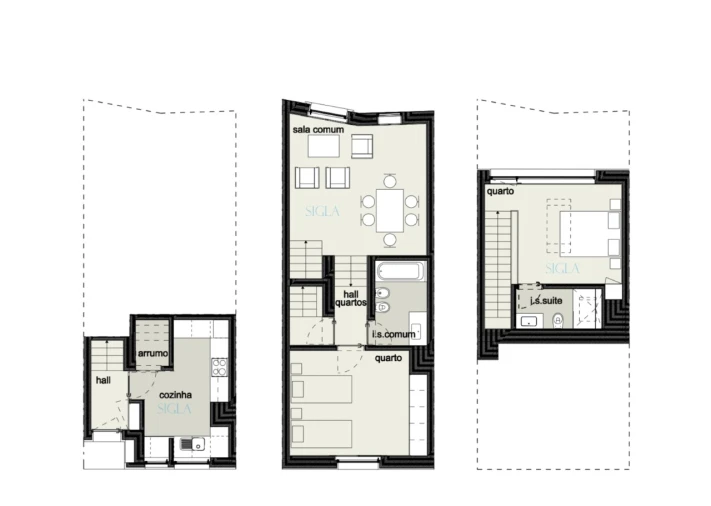 Apartamento T2 para Arrendamento em Santa Marinha e São Pedro da Afurada Planta 1