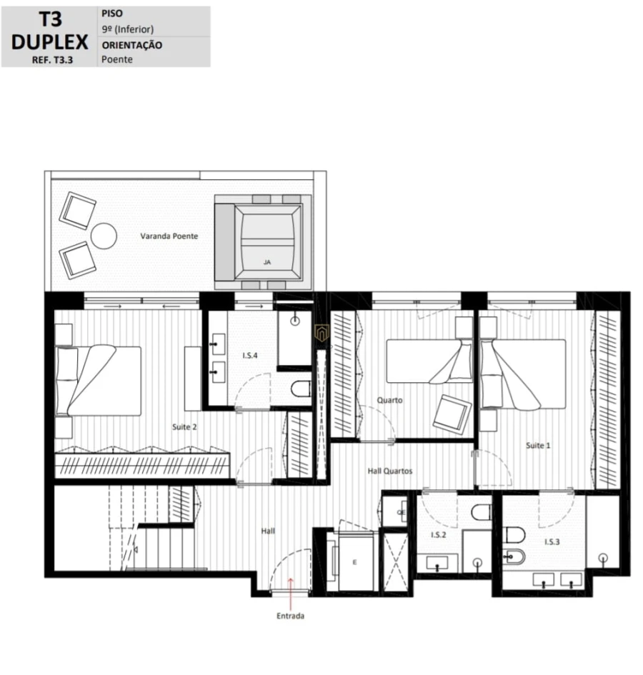 Apartamento T3 para Venda em Matosinhos e Leça da Palmeira Foto 25