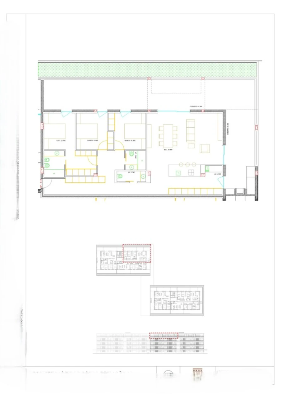 Apartamento T3 para Venda em Ferreiros e Gondizalves Planta 1