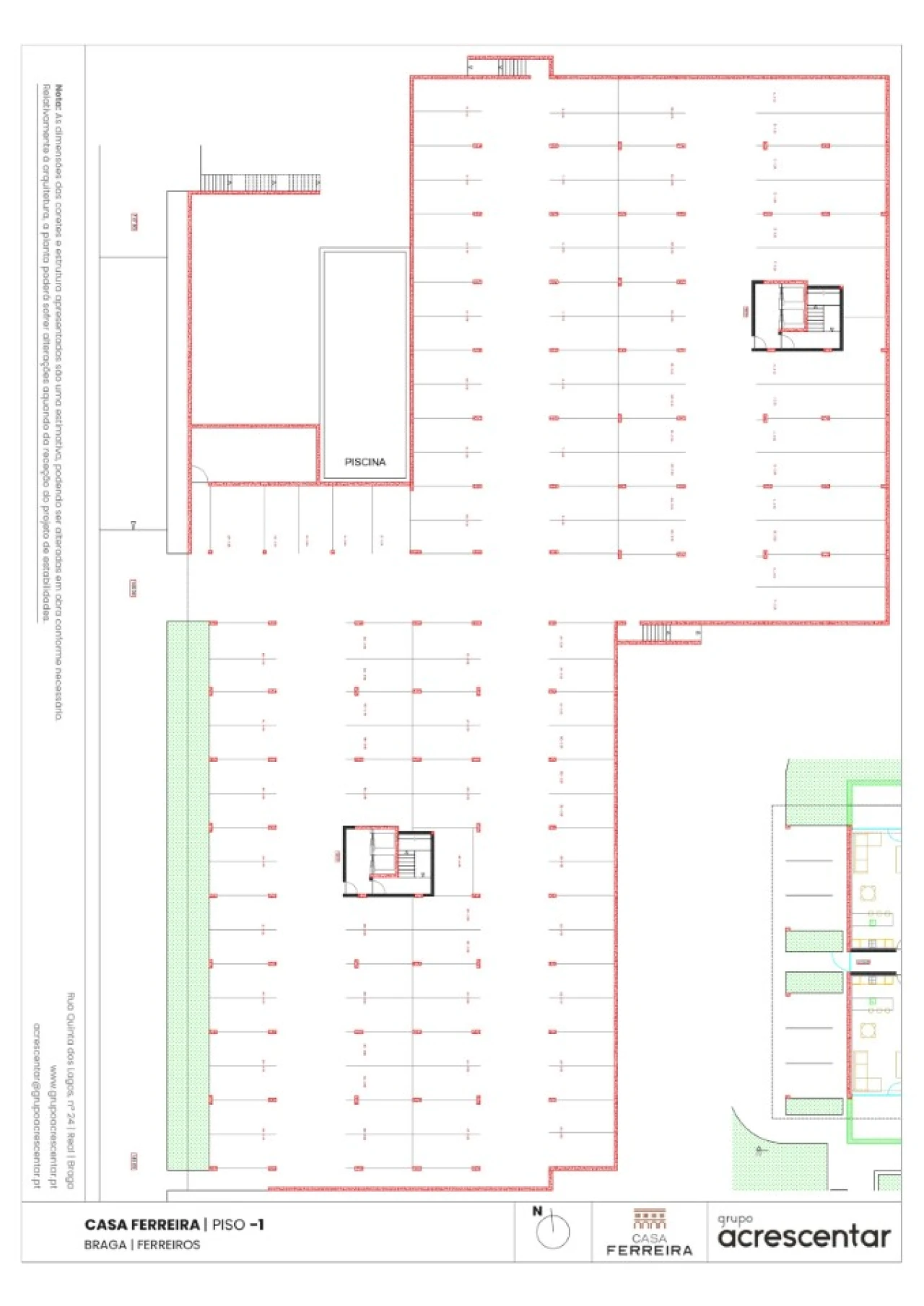 Apartamento T1 para Venda em Ferreiros e Gondizalves Planta 2