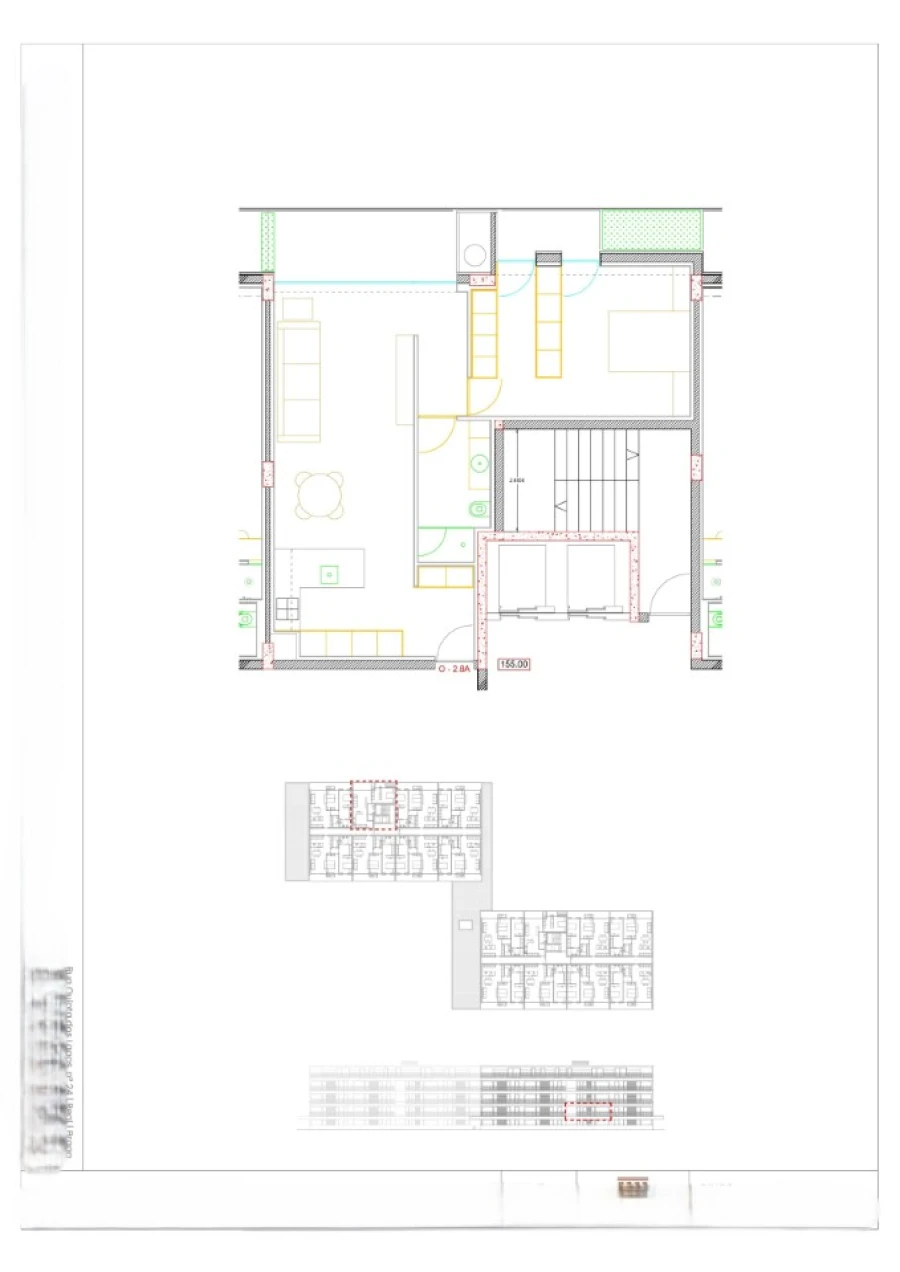 Apartamento T1 para Venda em Ferreiros e Gondizalves Planta 1