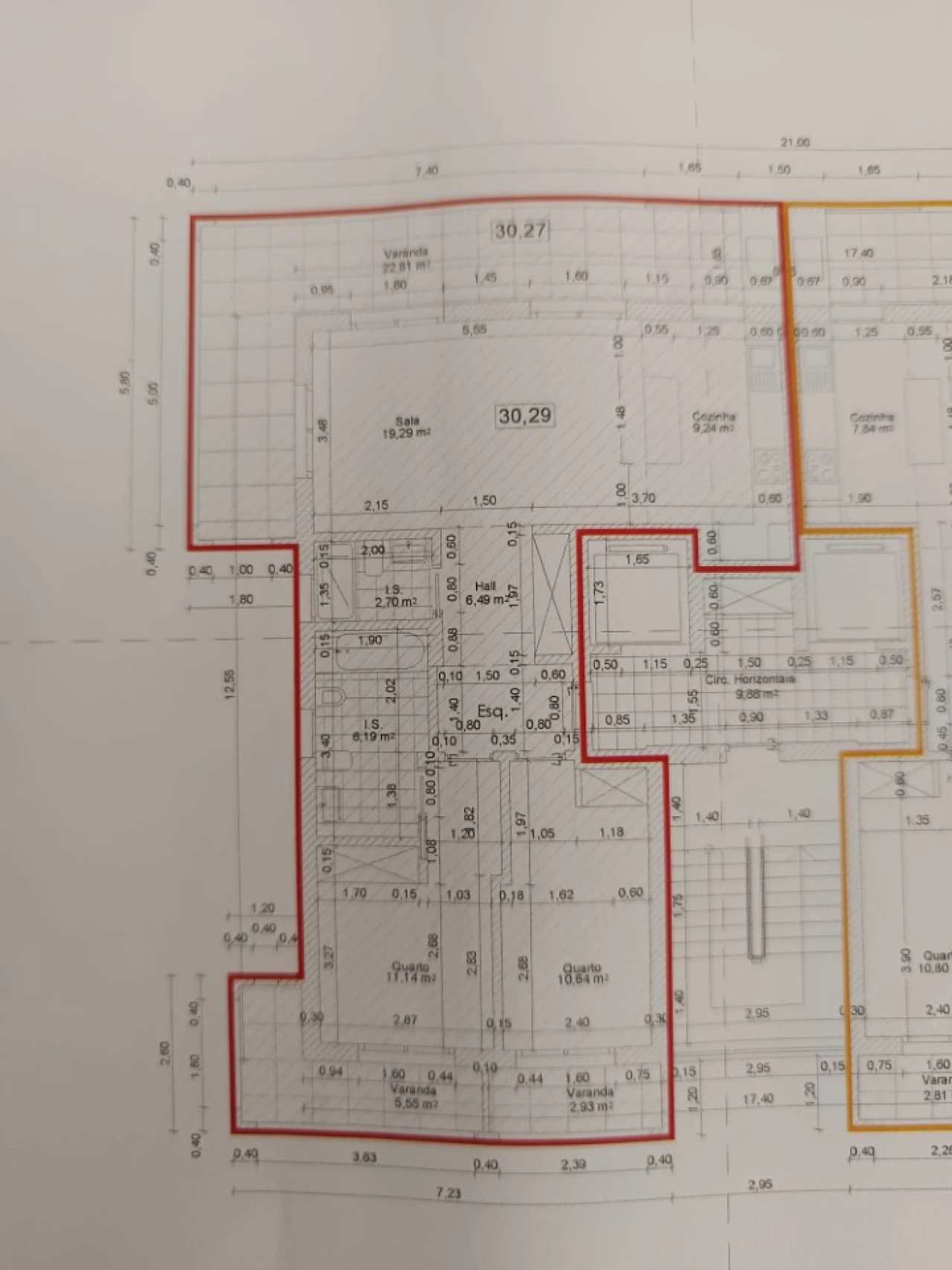 Apartamento T3 para Venda em Portimão Planta 2