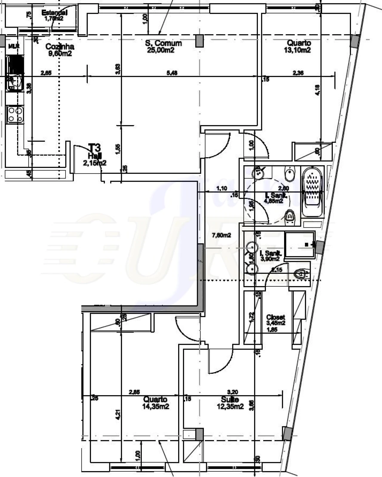 Apartamento T3 para Venda em Rio de Mouro Foto 17
