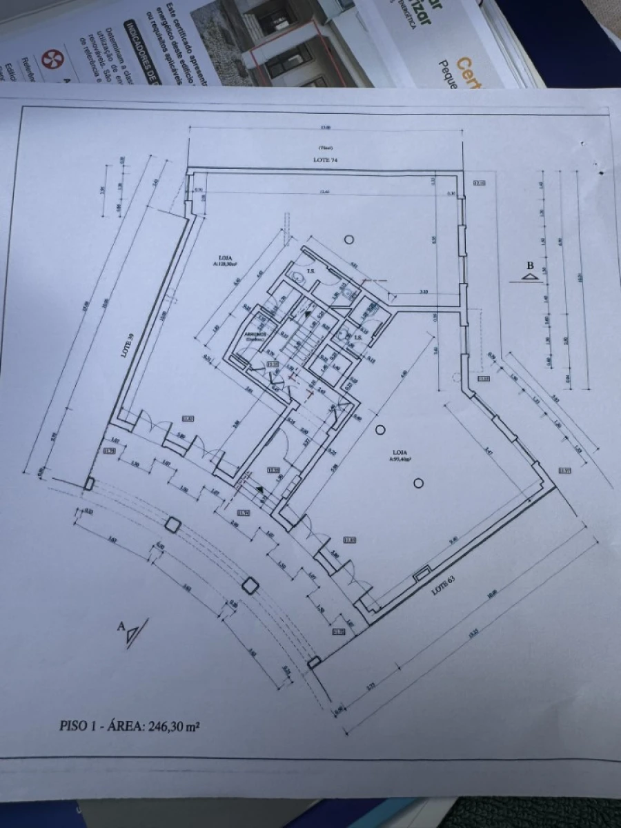 Loja para Venda em Alhos Vedros Planta 1
