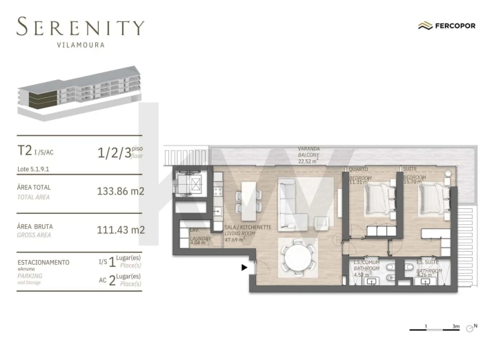 Apartamento T2 para Venda em Quarteira Foto 10