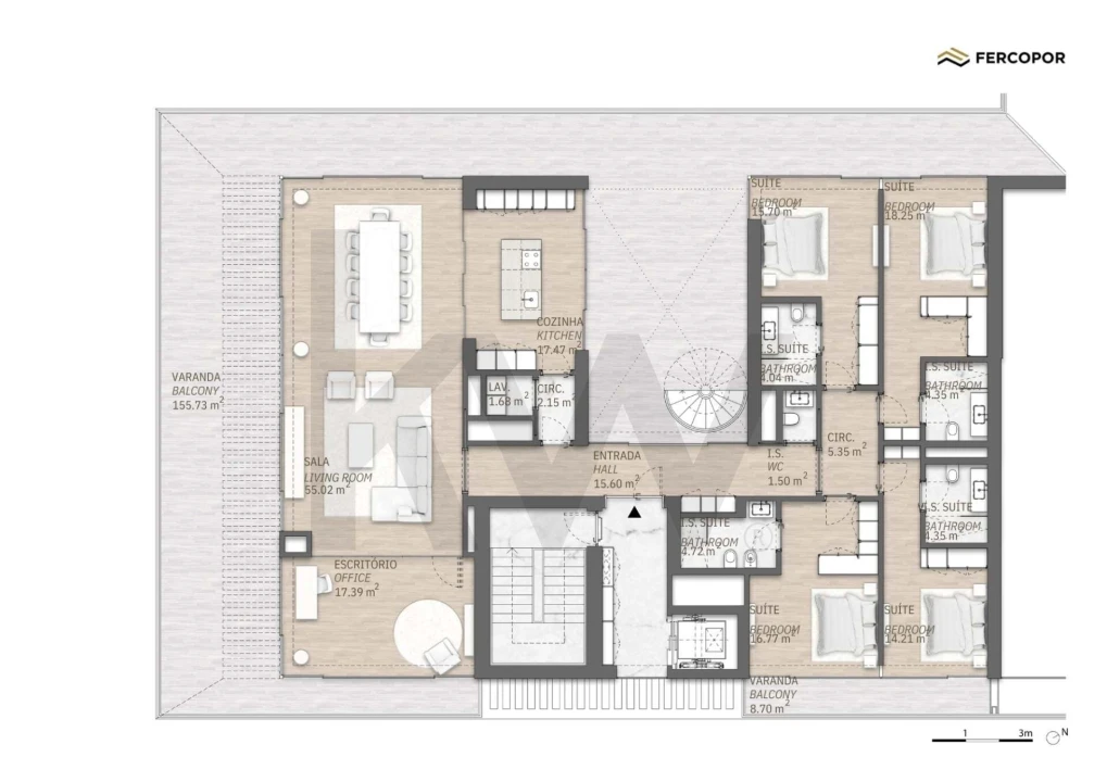 Apartamento T4 para Venda em Quarteira Foto 11