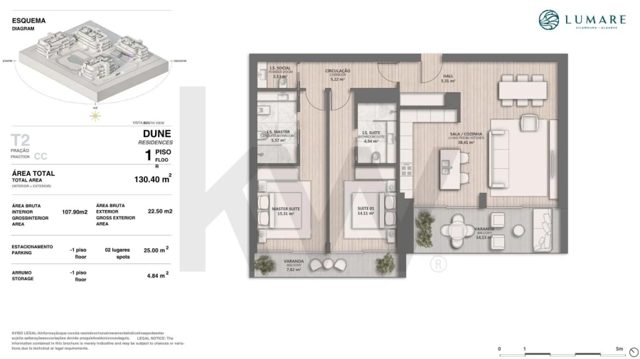 Apartamento T2 para Venda em Quarteira Foto 12