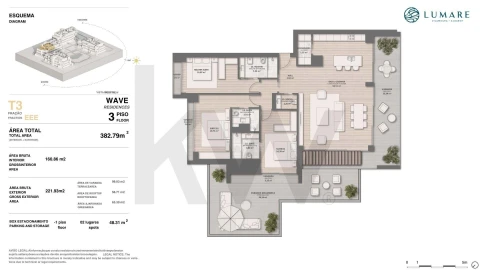 Apartamento T3 para Venda em Quarteira