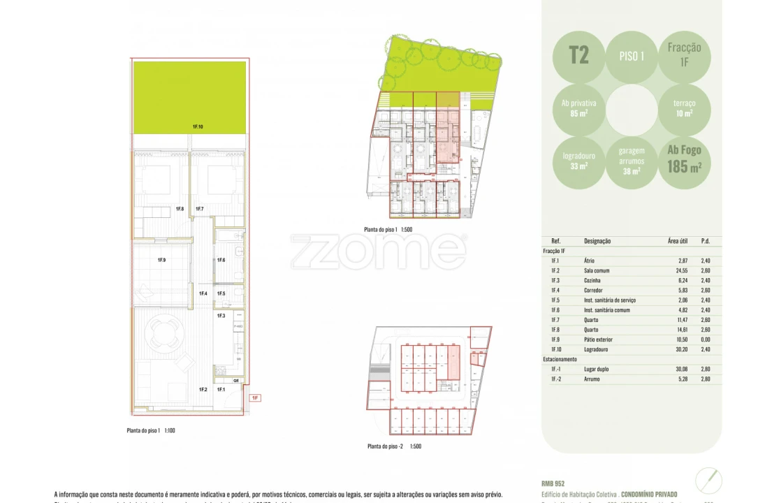 Apartamento T2 para Venda em Ramalde Foto 5
