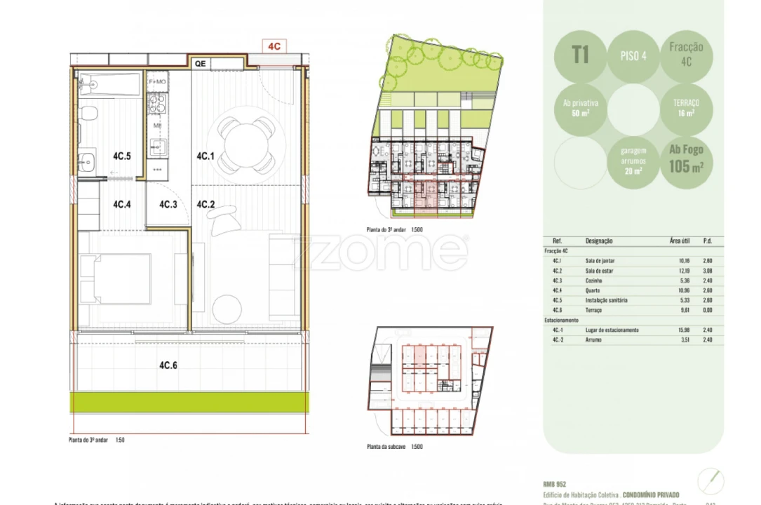 Apartamento T1 para Venda em Ramalde Foto 1