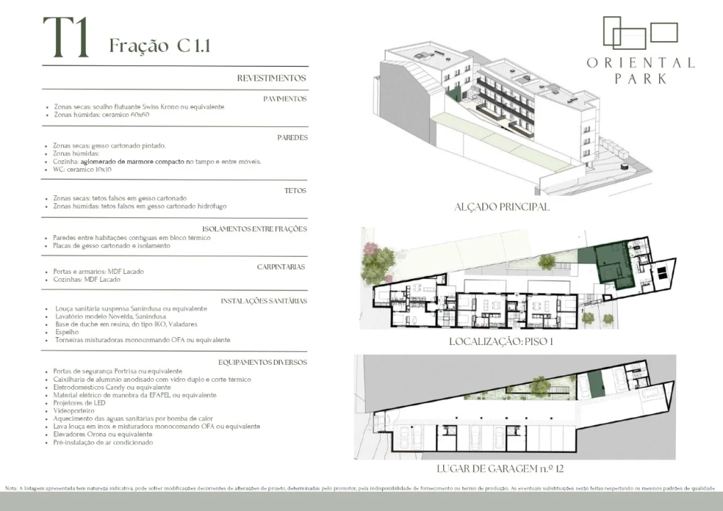 Apartamento T2 para Venda em Campanhã Planta 13