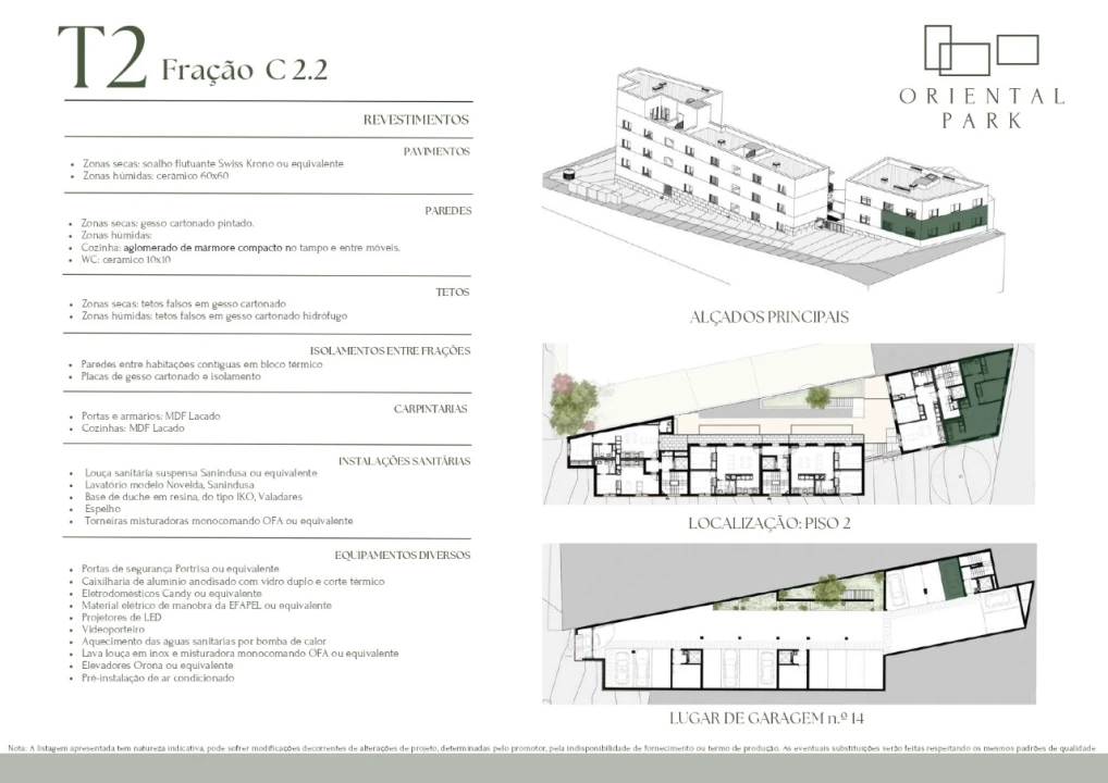 Apartamento T2 para Venda em Campanhã Planta 17