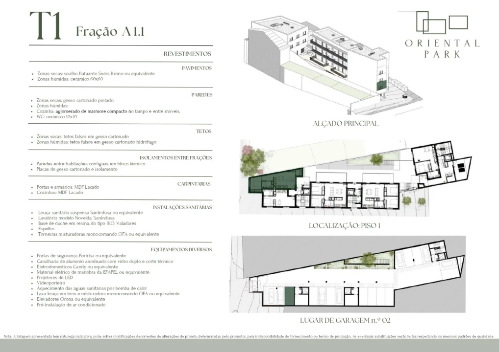 Apartamento T1 para Venda em Campanhã Planta 4