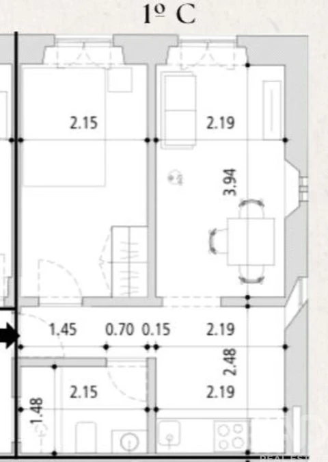 Apartamento T1 para Venda em Alcantara