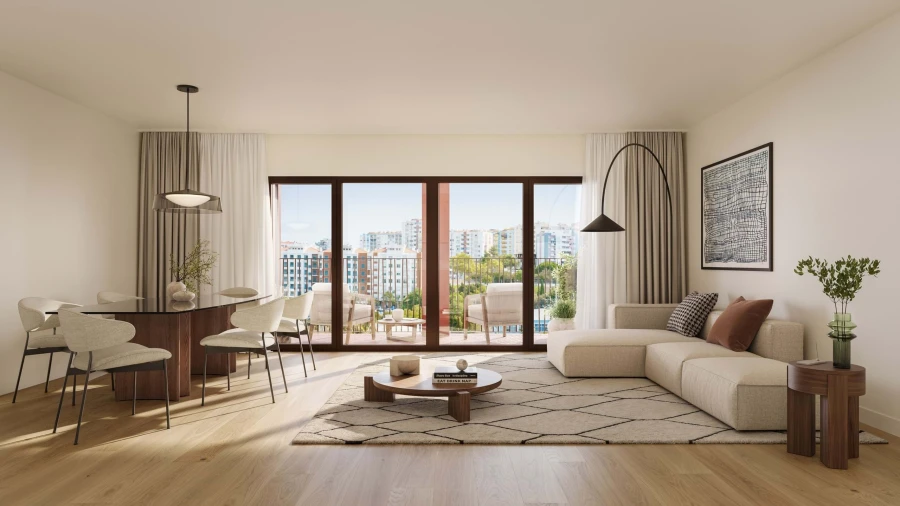 Apartamento T2 para Venda em Laranjeiro e Feijó Foto 6