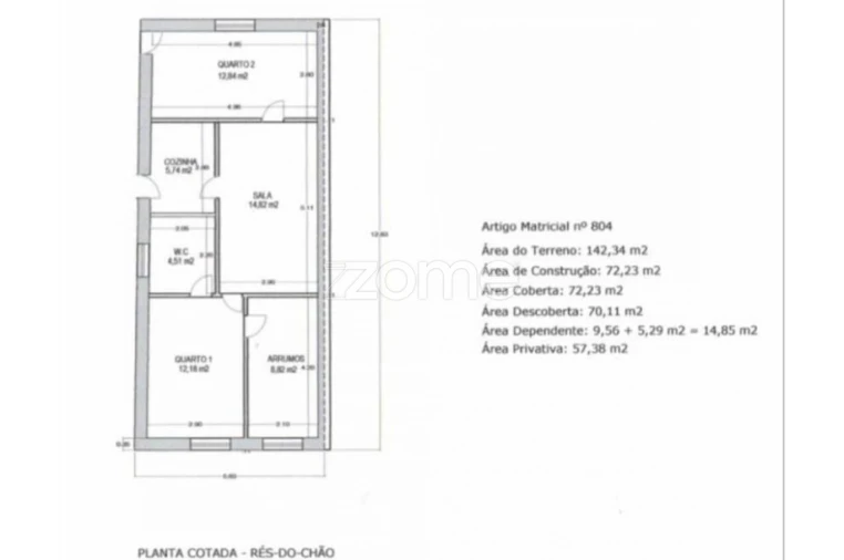 Moradia T2 para Venda em Ramalde Foto 11