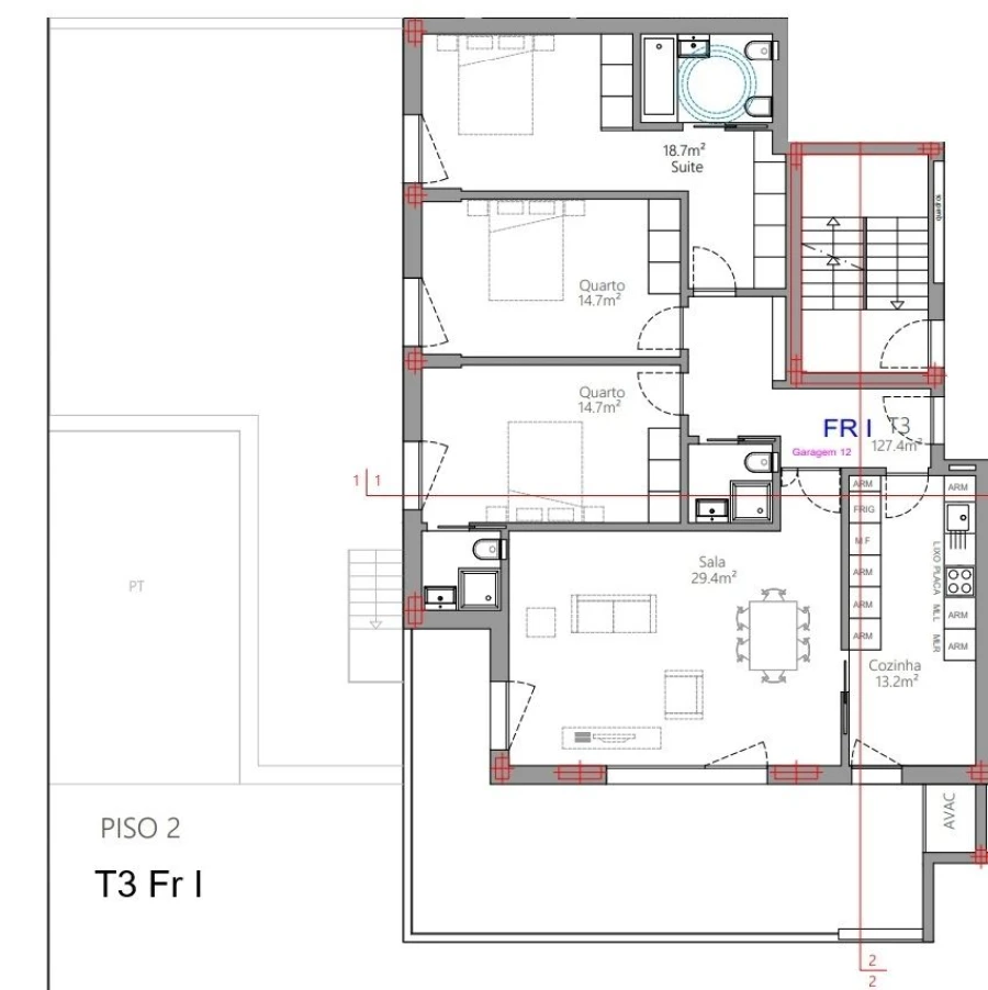 Apartamento T3 para Venda em Santo Antonio dos Olivais Foto 26