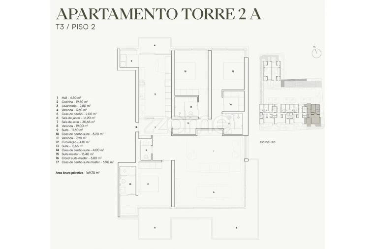Apartamento T3 para Venda em Lordelo do Ouro e Massarelos Foto 22