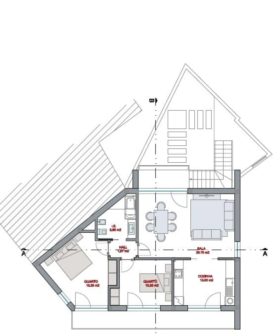 Apartamento T2 para Venda em Viseu Foto 10